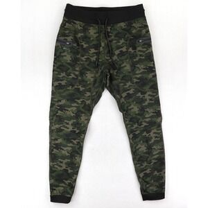BYLT Elite Jogger Mens Large Green Camo Performance Premium Basics Sweatpant